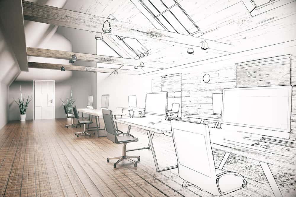 Stage 01  Office Layout  Sketch  Behance